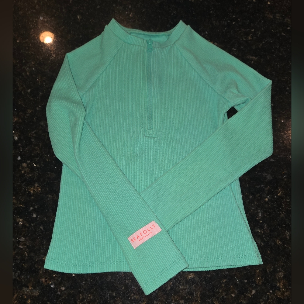 Seafolly Girls Green Sweate